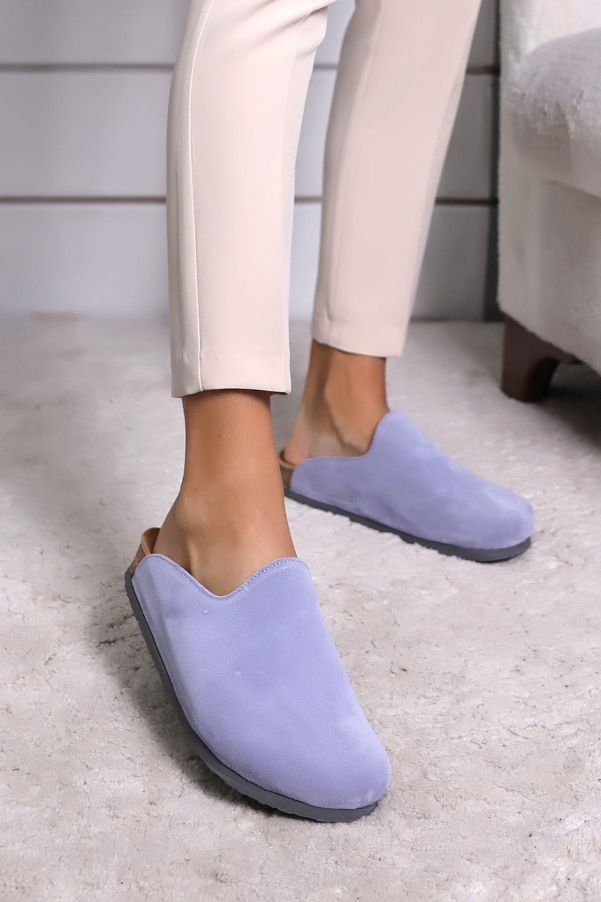 ROMA HAKİKİ DERİ ORTOPEDİK MANTAR TABAN UNISEX TERLİK