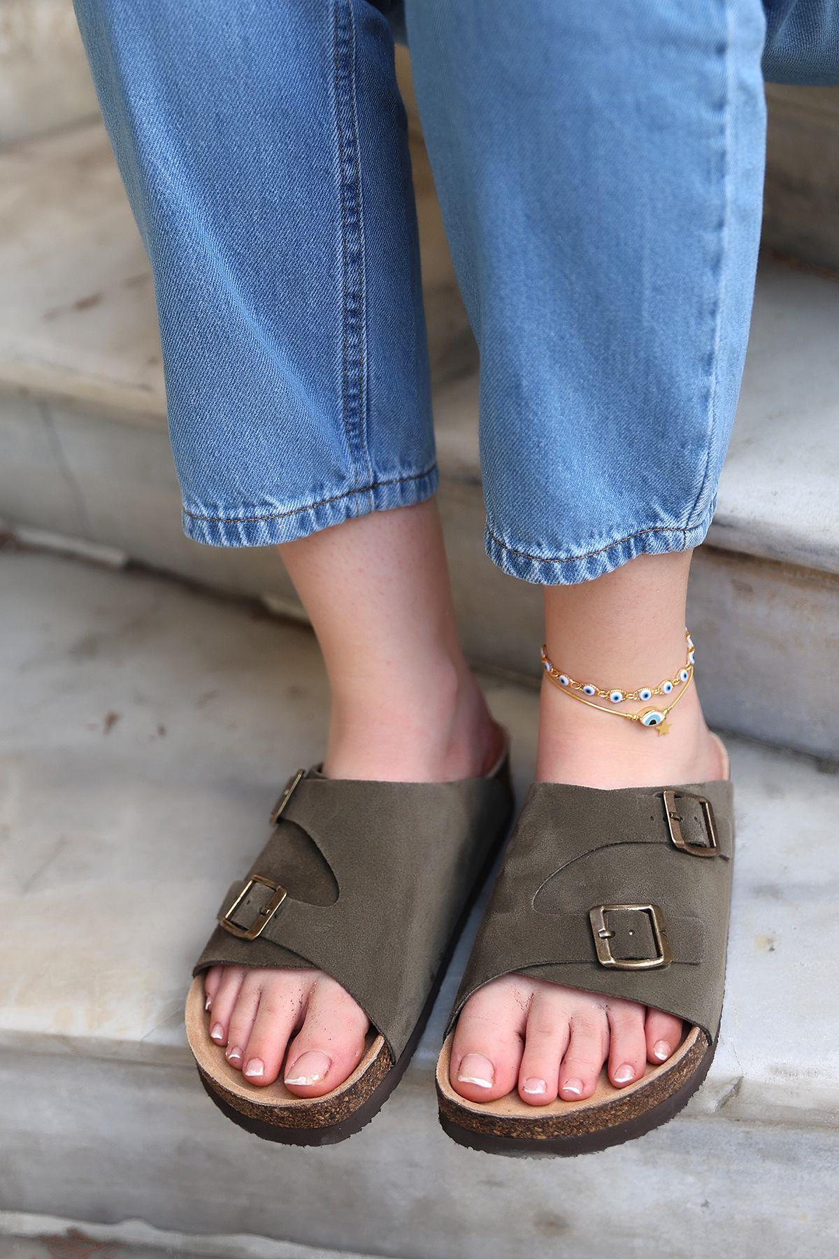 SAMBA HAKİKİ DERİ MANTAR TABAN UNISEX TERLİK