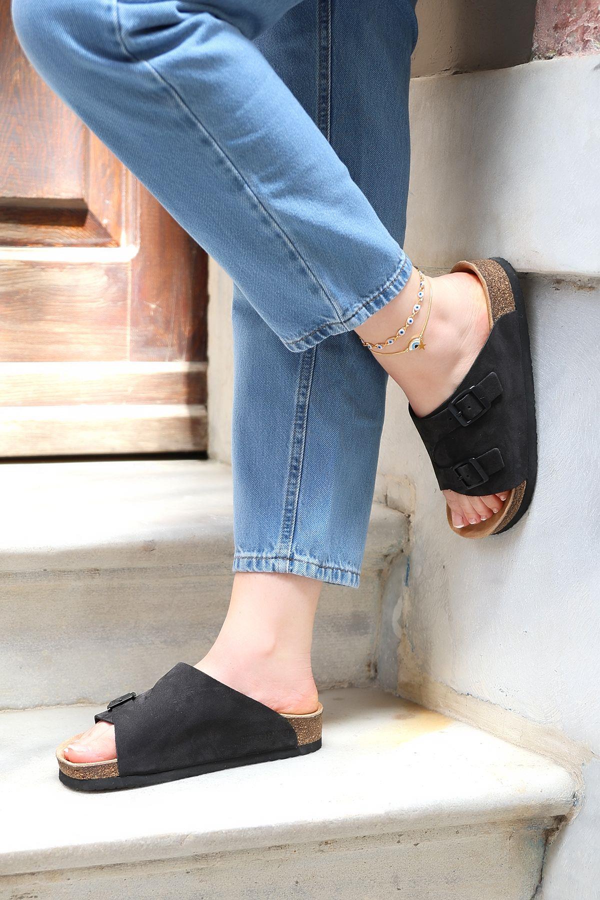 SAMBA HAKİKİ DERİ MANTAR TABAN UNISEX TERLİK