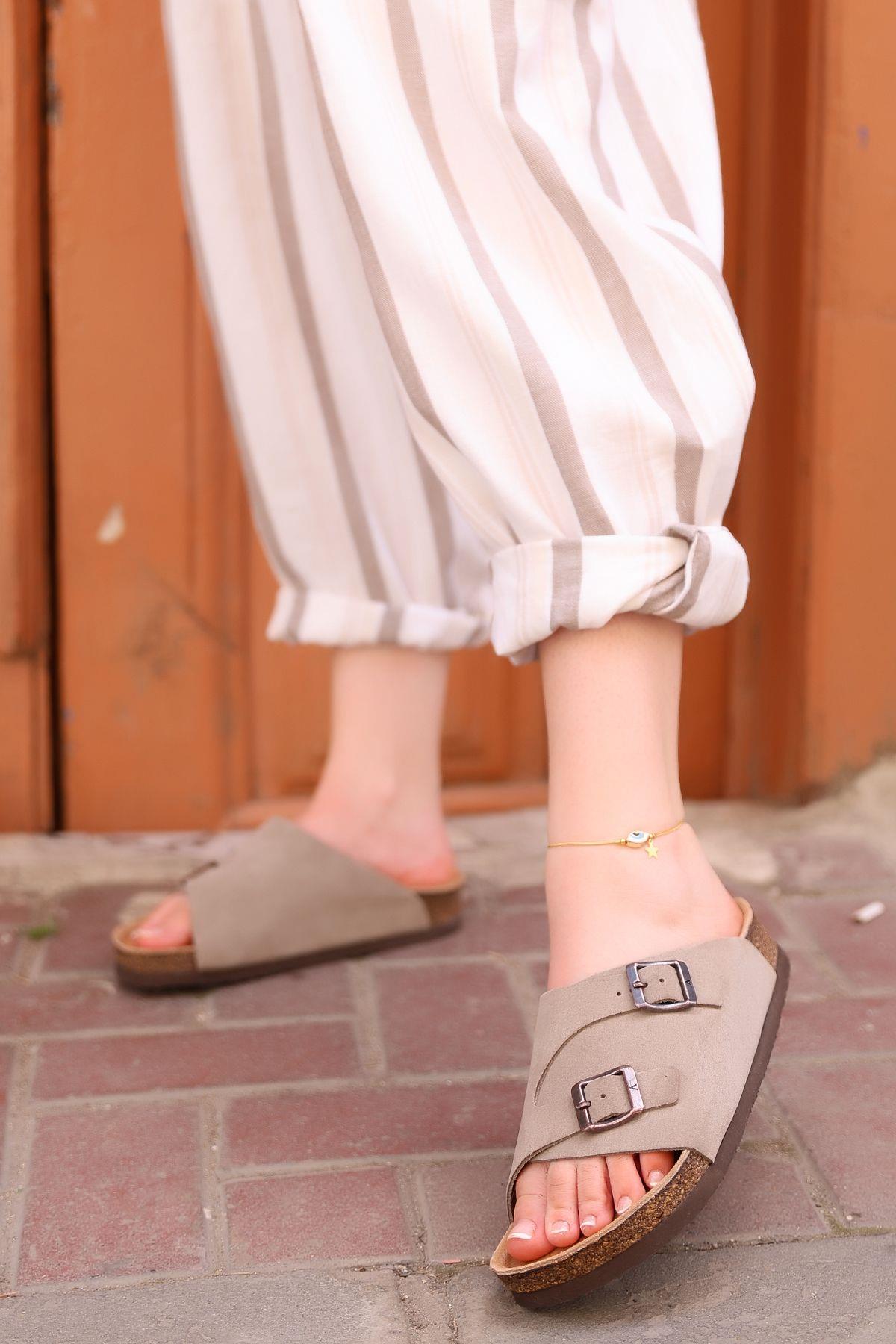 SAMBA HAKİKİ DERİ MANTAR TABAN UNISEX TERLİK