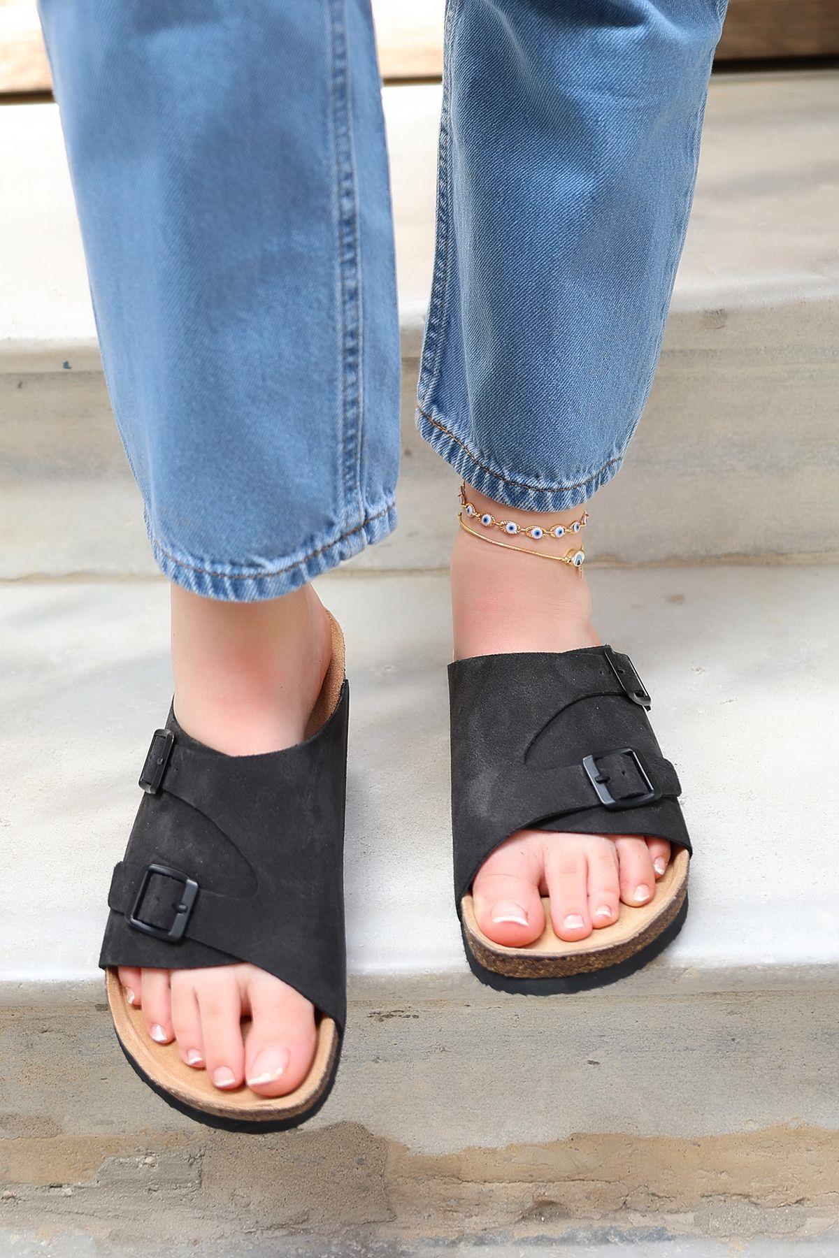 SAMBA HAKİKİ DERİ MANTAR TABAN UNISEX TERLİK