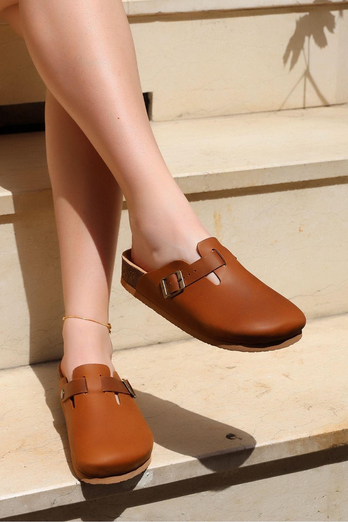 TORİNO HAKİKİ DERİ MANTAR TABAN UNISEX TERLİK