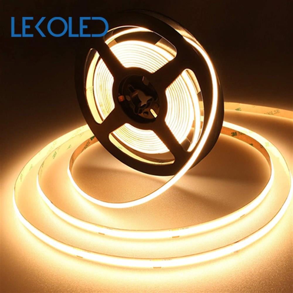  GÜNIŞIĞI 3000K  24V 8MM 512CHIP IP20 12W/M COB ŞERİT LED