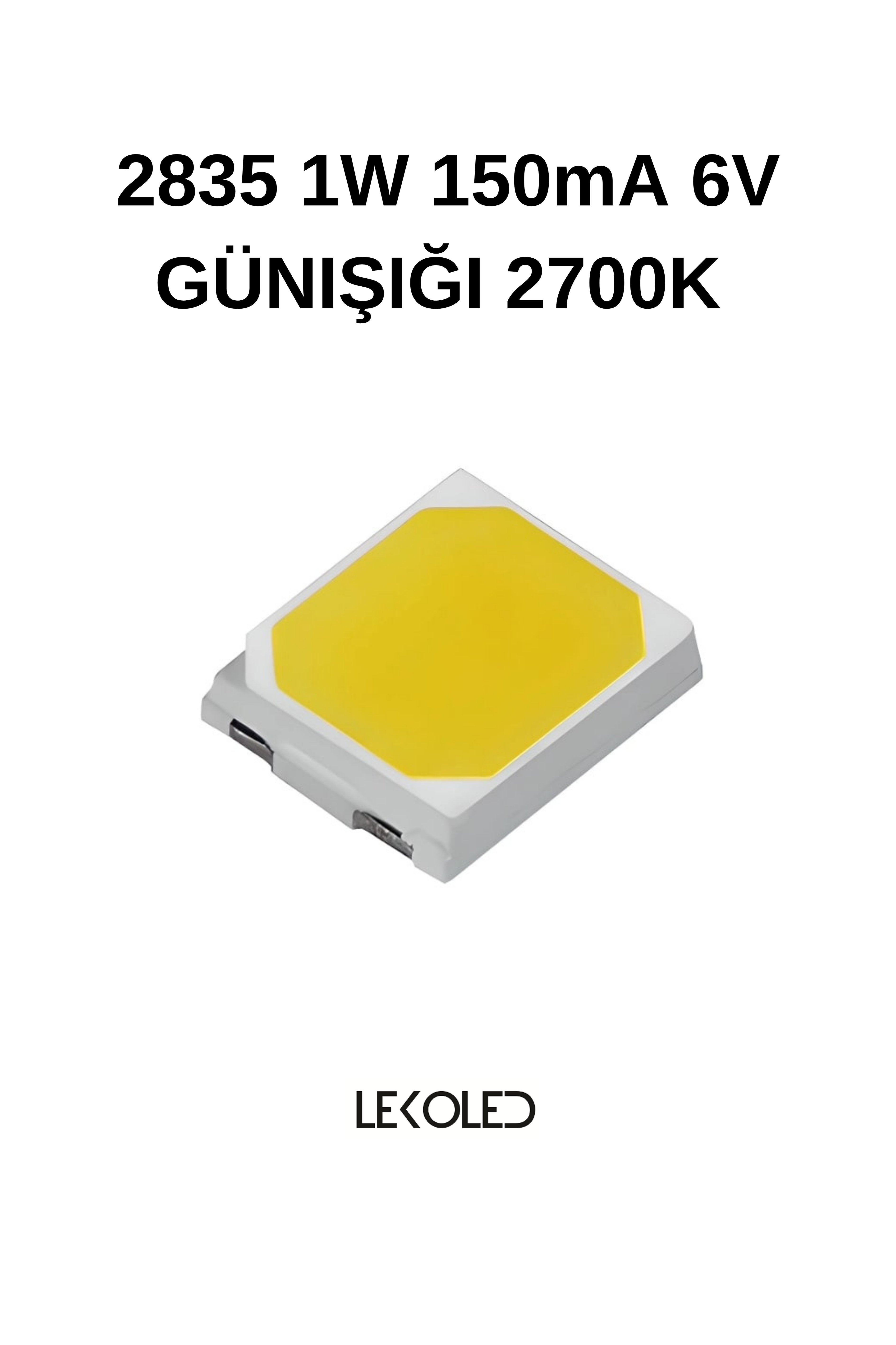 2835 1W 150mA 6V SMD LED 