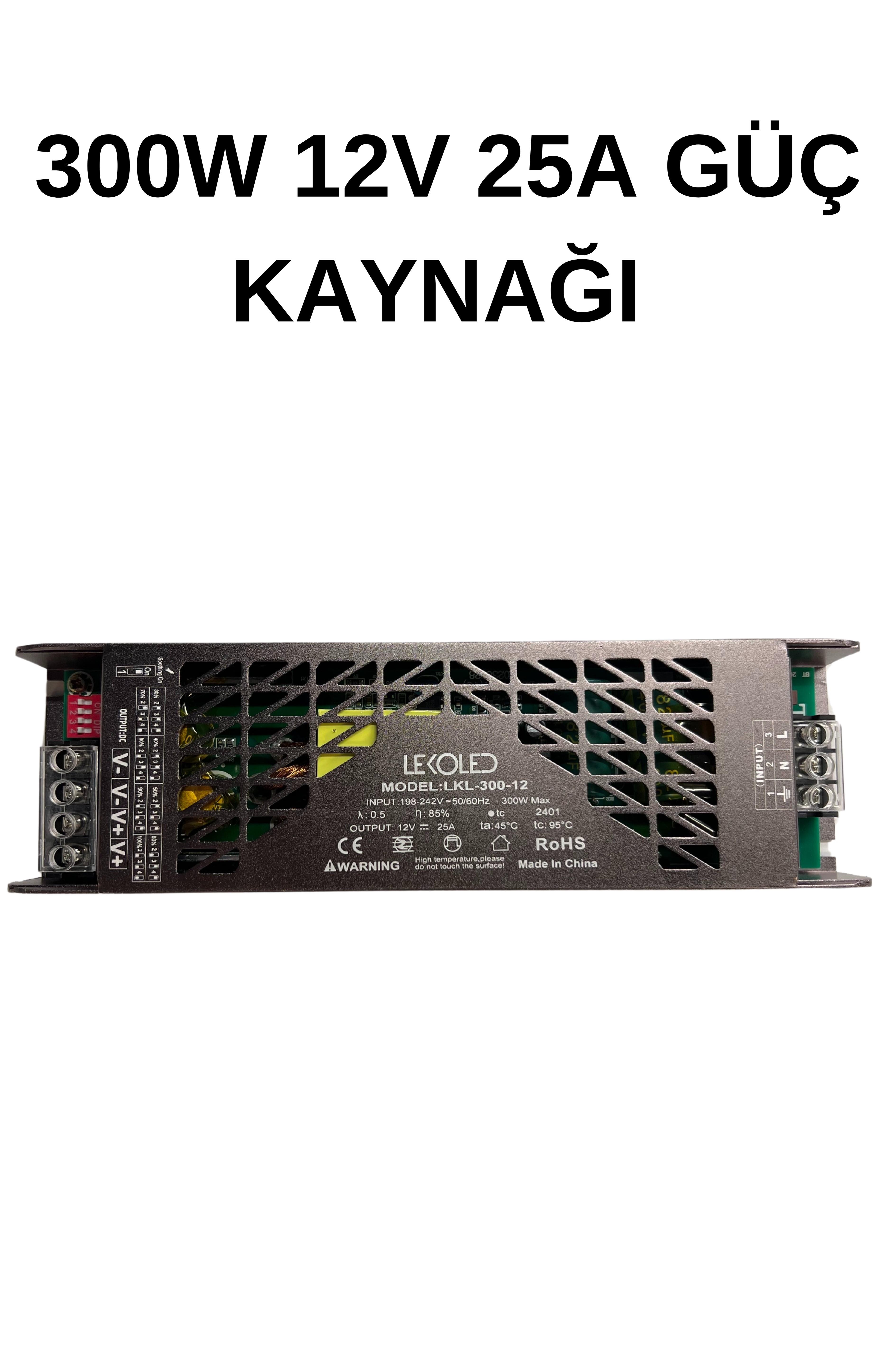 300W 12V 25A GÜÇ KAYNAĞI   