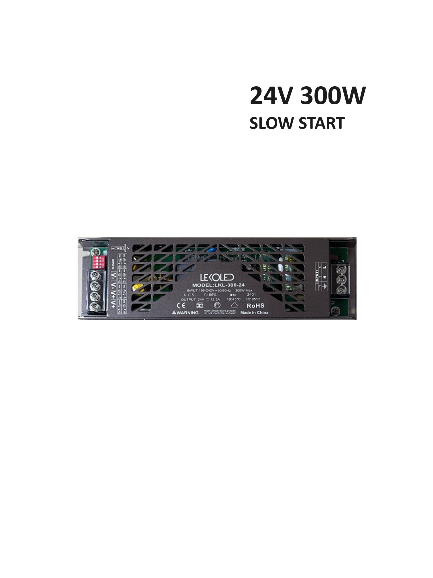 300W 24V 12,5A GÜÇ KAYNAĞI İÇ MEKAN 
