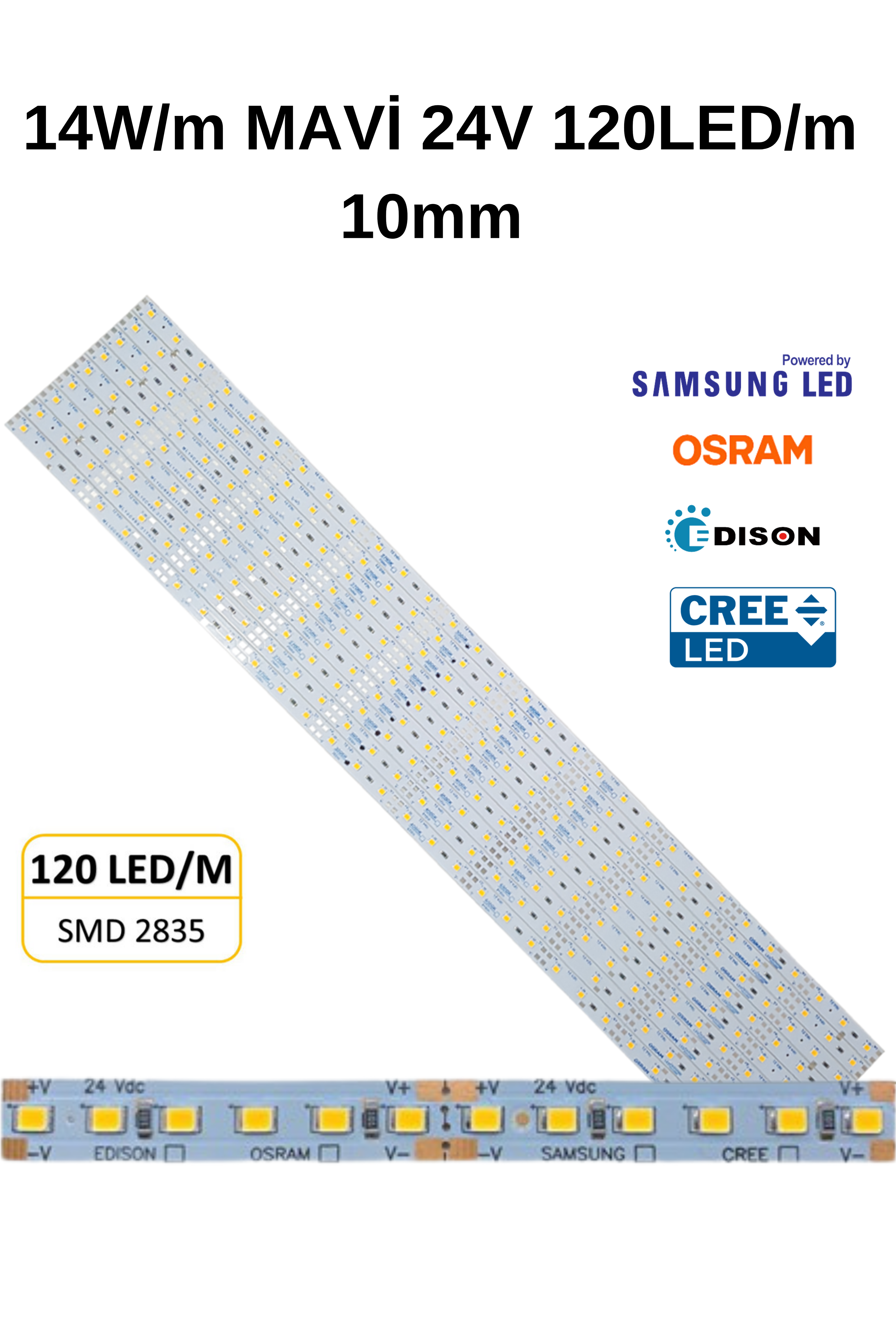 GE5117 20W YEŞİL 24V 120 LED 10MM