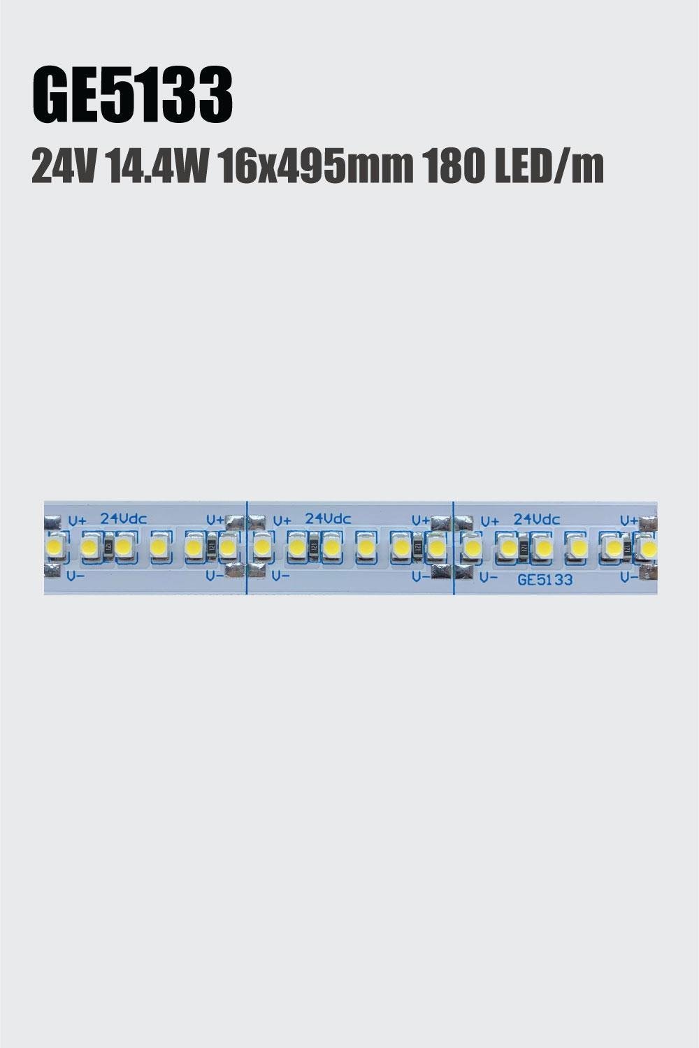 GE5133 24V 180LED/M 16W 16MM