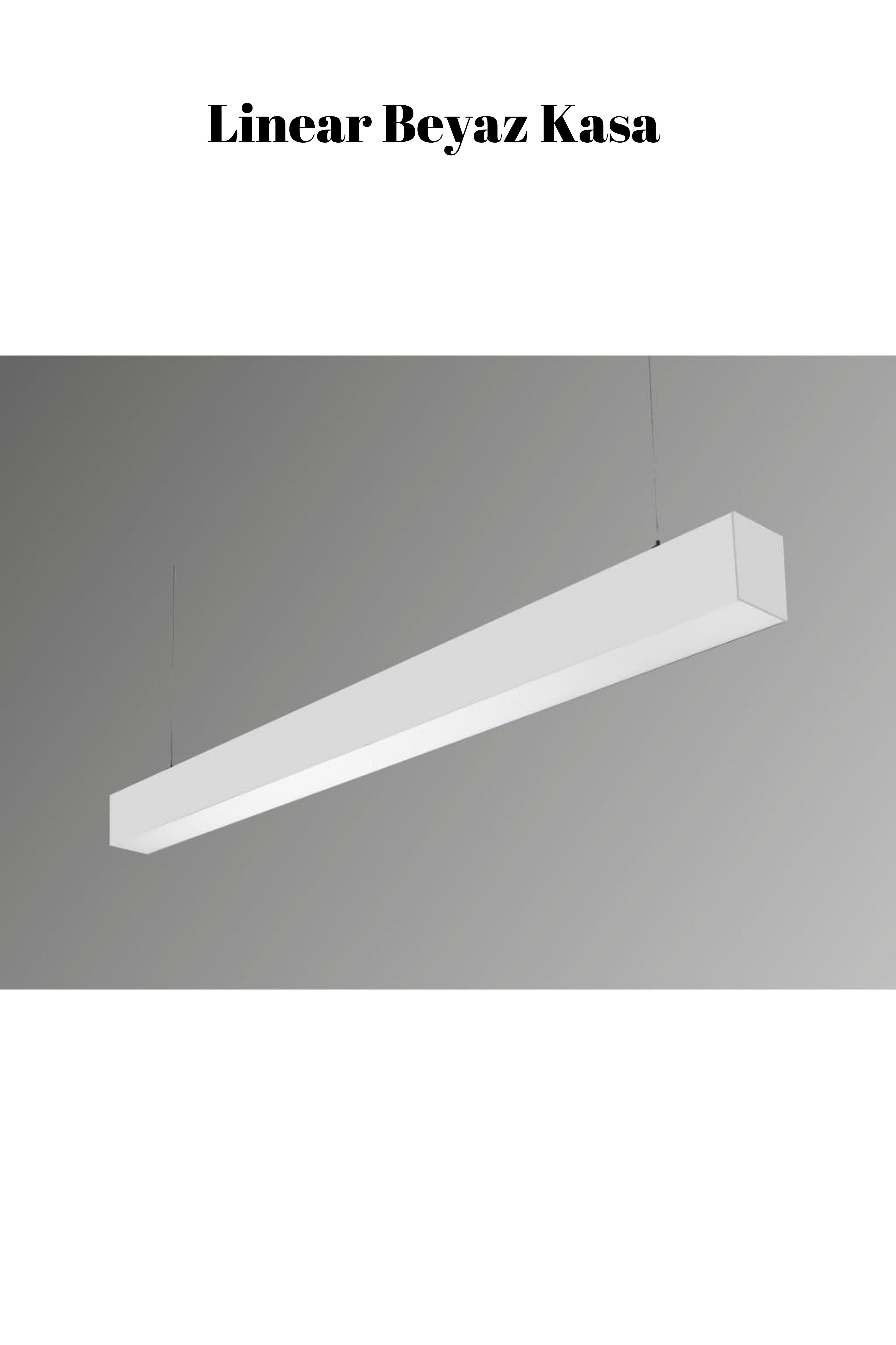 Led Sarkıt Linear Aydınlatma 100 Cm  5x8cm Aluminyum Gövde