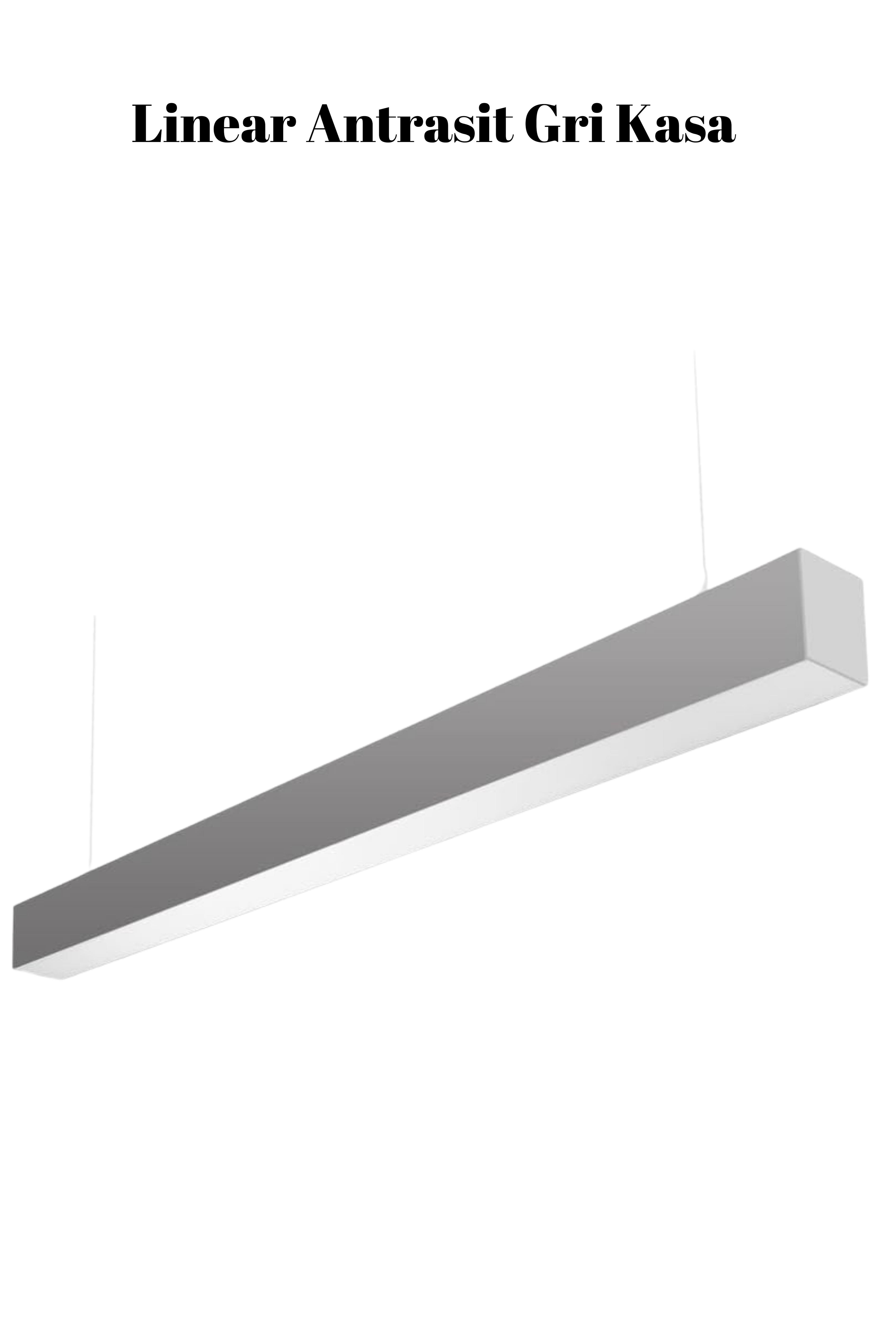 Led Sarkıt Linear Aydınlatma 100 Cm  5x8cm Aluminyum Gövde