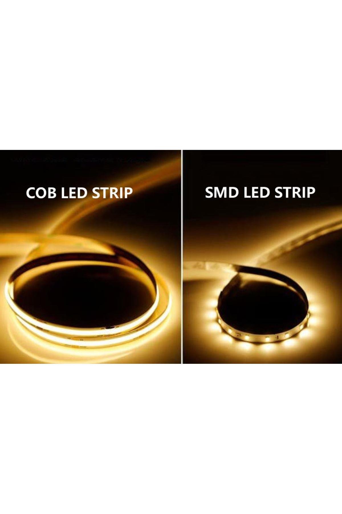 TUNABLE 2700- 6000K 24V 480 LED 10MM IP20 14W/M (7W+7W) CRI90+DOUBLE PCB ŞERİT LED İÇMEKAN 3M bant