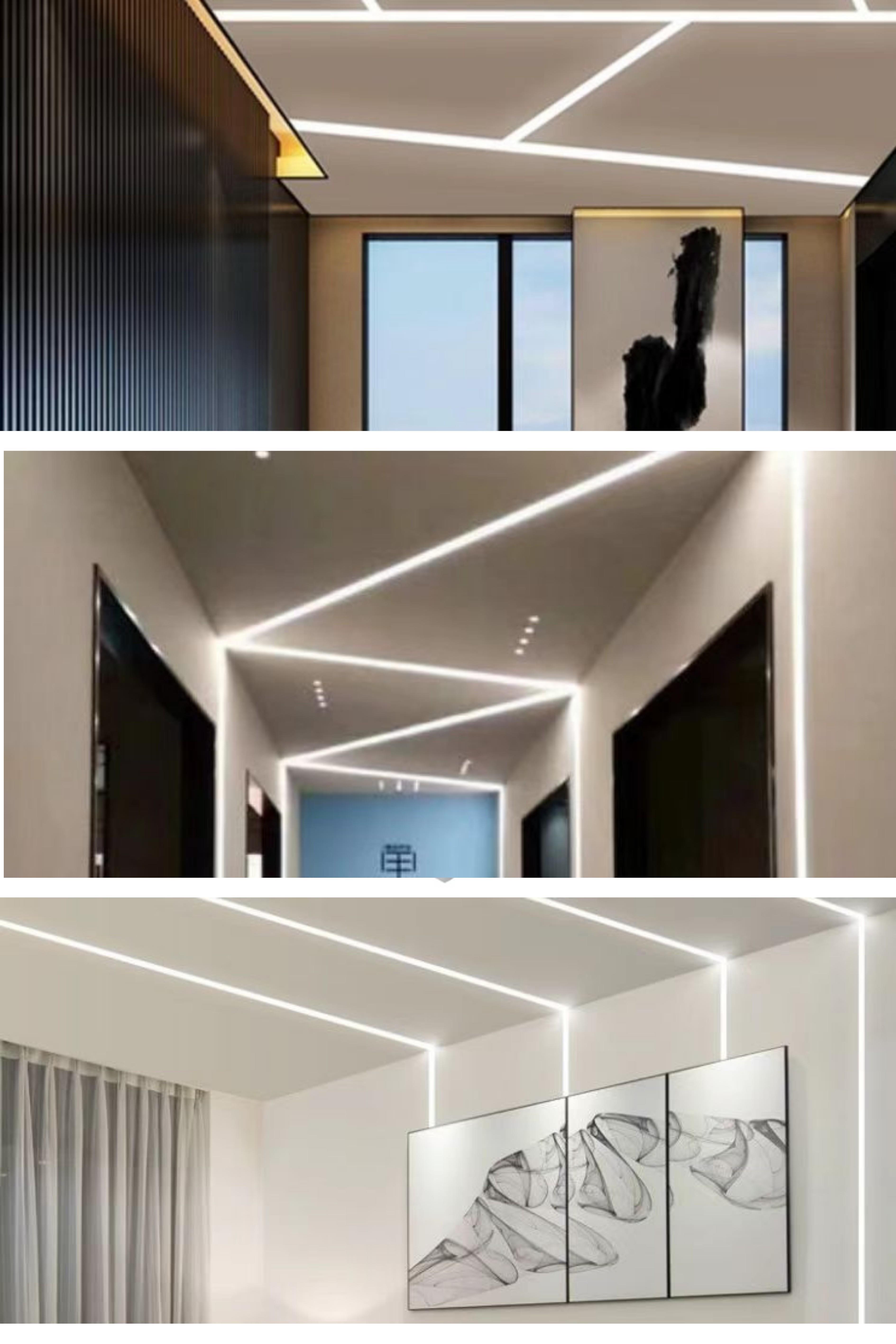 Zemin  Aydınlatma Lensli Şerit Led Natural 4000K 24V 18W