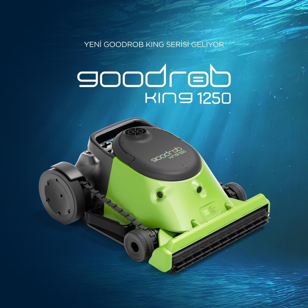 GOODROP KİNG 1250 KABLOSUZ HAVUZ TEMİZLİK ROBOTU