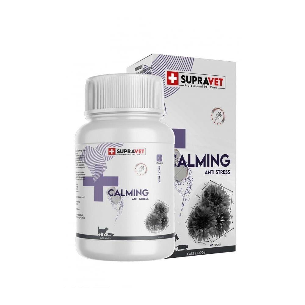 Supravet Calming Tablet Vitamin D+Catnip 75 Tablet