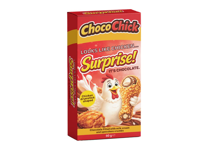 ChocoChick Milk Cream Filled Chocolate 60 g