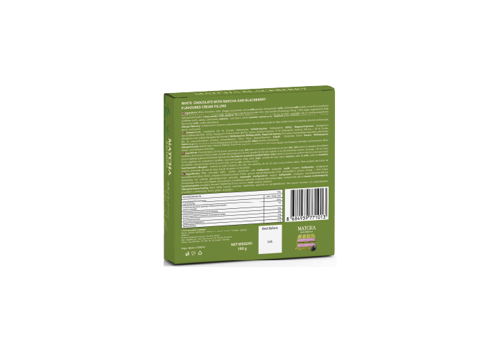 Matcha Blackberry Chocolate 100 g