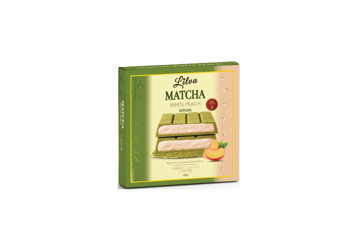 Matcha White Peach Chocolate 100 g