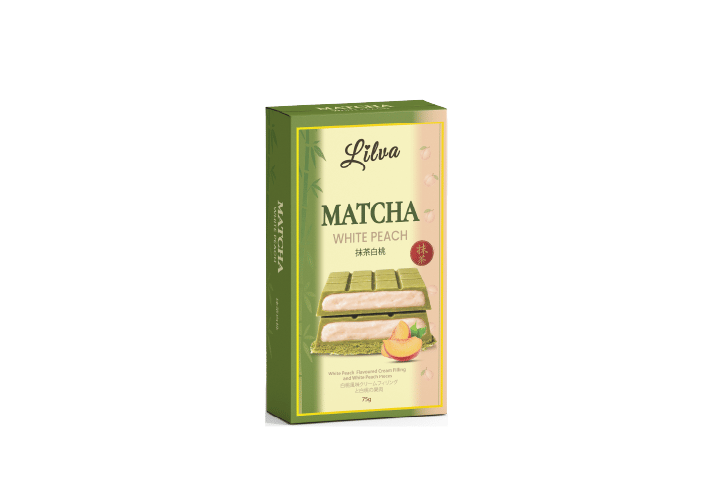 Matcha White Peach Chocolate 75 g