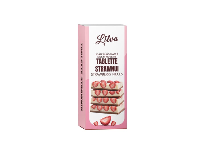 Strawnui Chocolate & Strawberry pieces - 70 g
