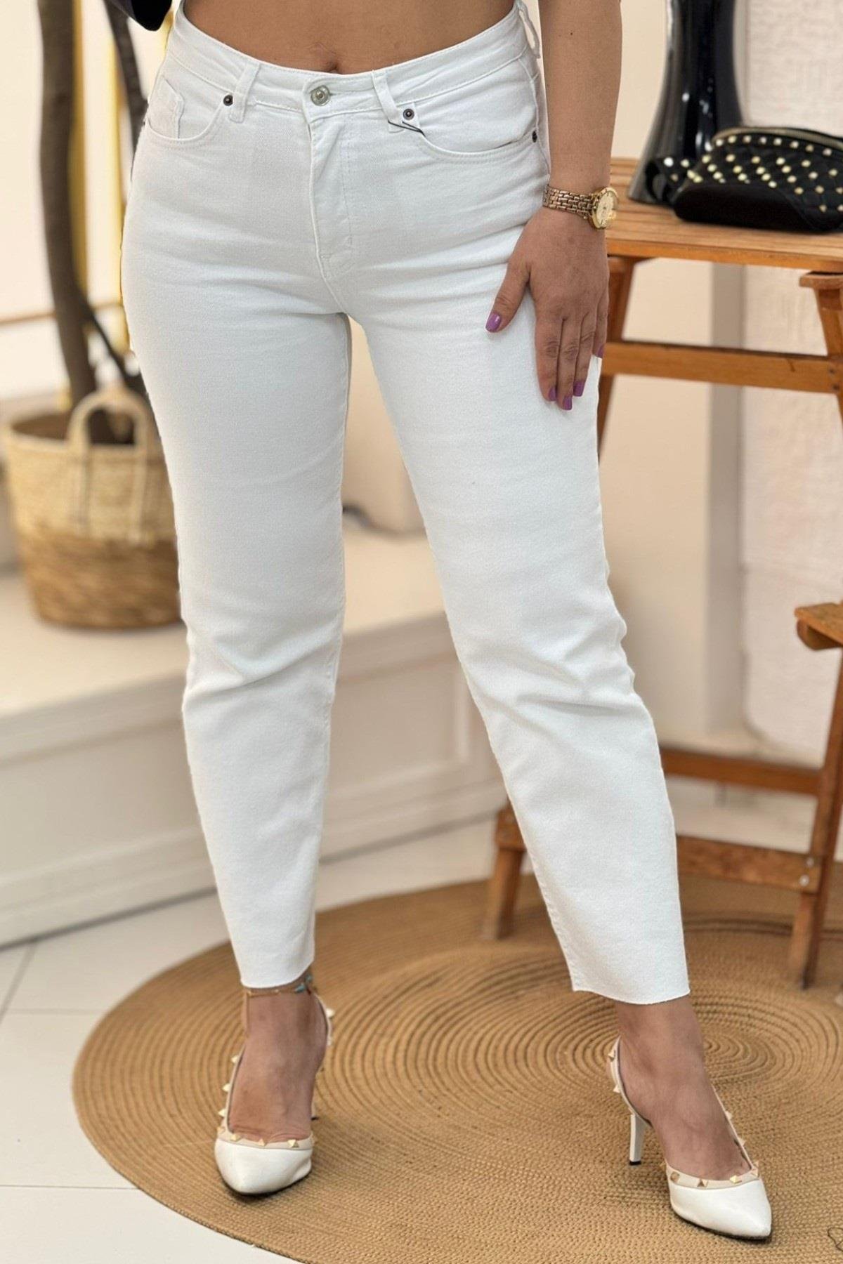 Orj. Zra Model Boyfit Kalıp Kesik Paça Jean 0390