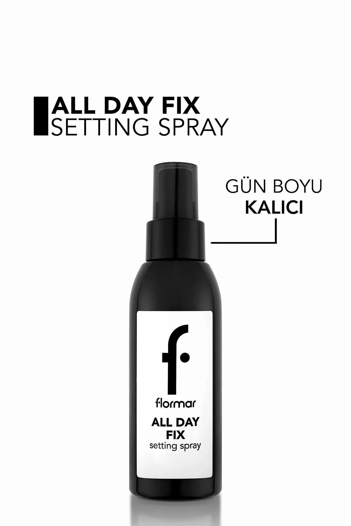 Flormar Doğal Bitişli Makyaj Sabitleyici Sprey-All Day Fix Setting Spray