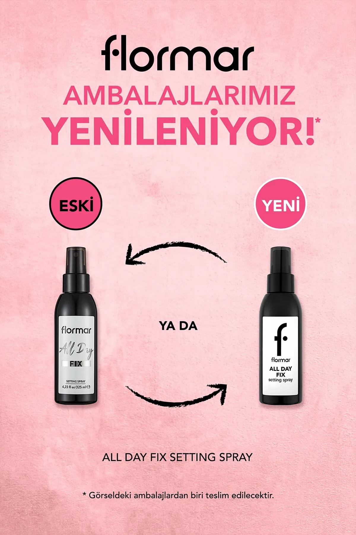 Flormar Doğal Bitişli Makyaj Sabitleyici Sprey-All Day Fix Setting Spray