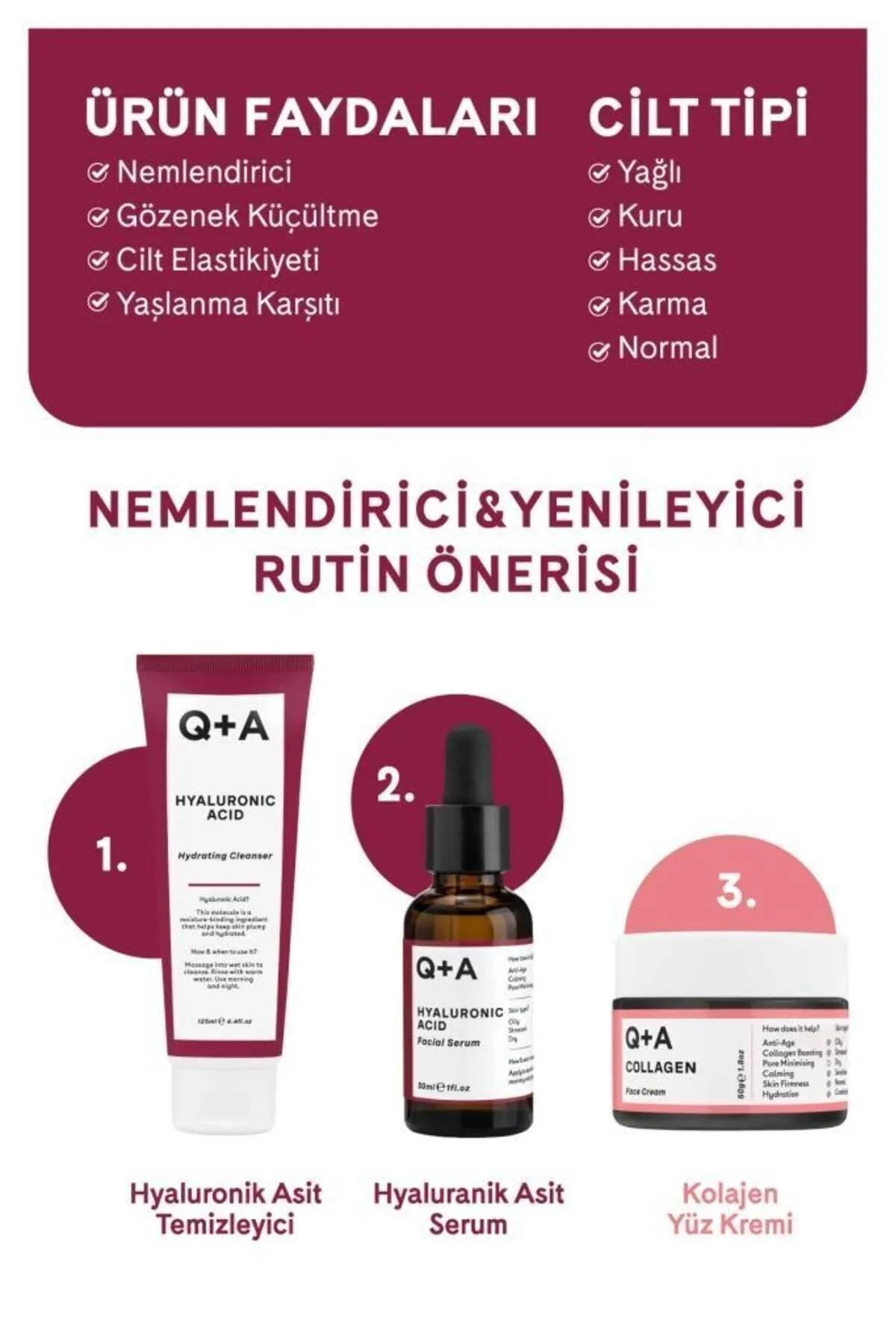 Q+A Hyalüronik Asit Serum 30 Ml