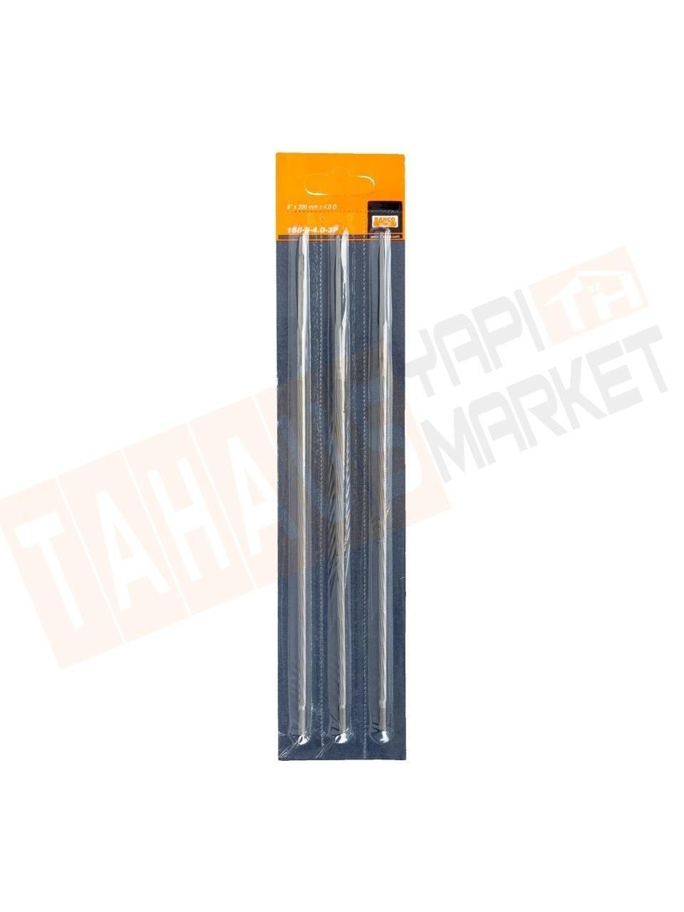 Bahco 168 8 4.0 3p 4X200 mm Yuvarlak 3/8” Rg Zincir Testere Eğesi Tekli