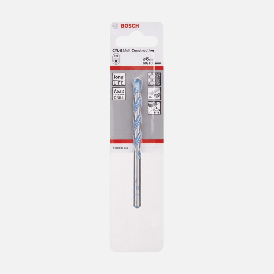 Bosch Cly-9 Multi Construction Matkap Ucu 6x100 mm