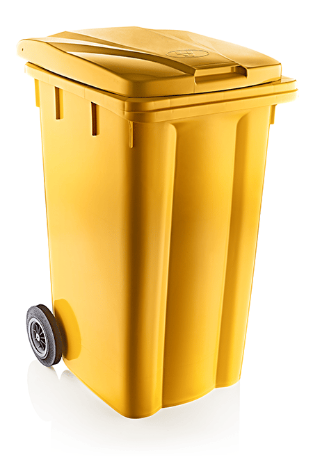 Çöp Konteyneri 240 Lt. (Sarı)