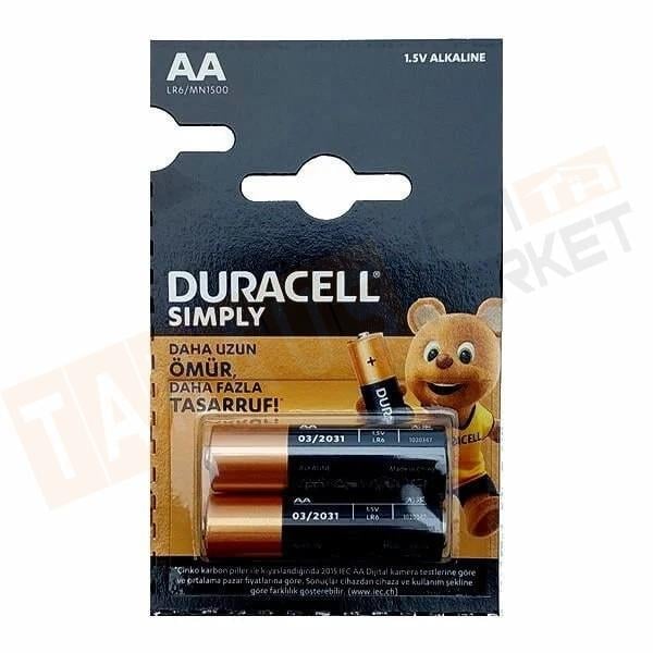 Duracell AA MN 2400 2 li Pil