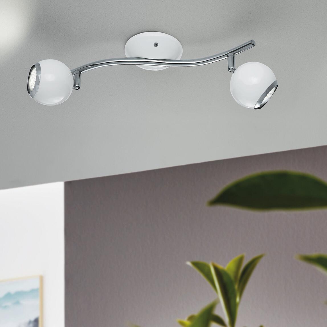 Eglo Bimade 2.5 W Ledli GU10 Duy Yuvarlak Sıvaüstü Spot 2 Adet Beyaz