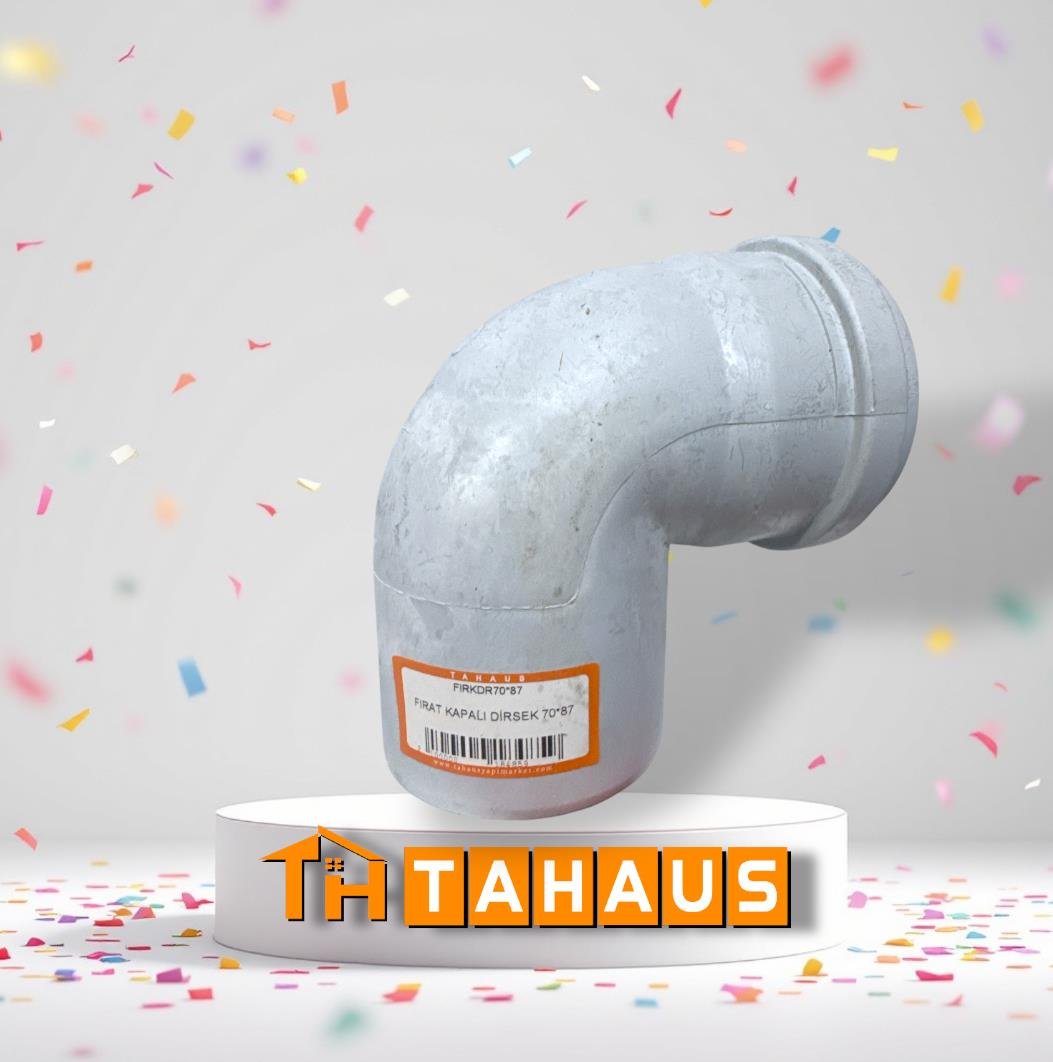 Fırat 70/87 PVC Kapalı Dirsek