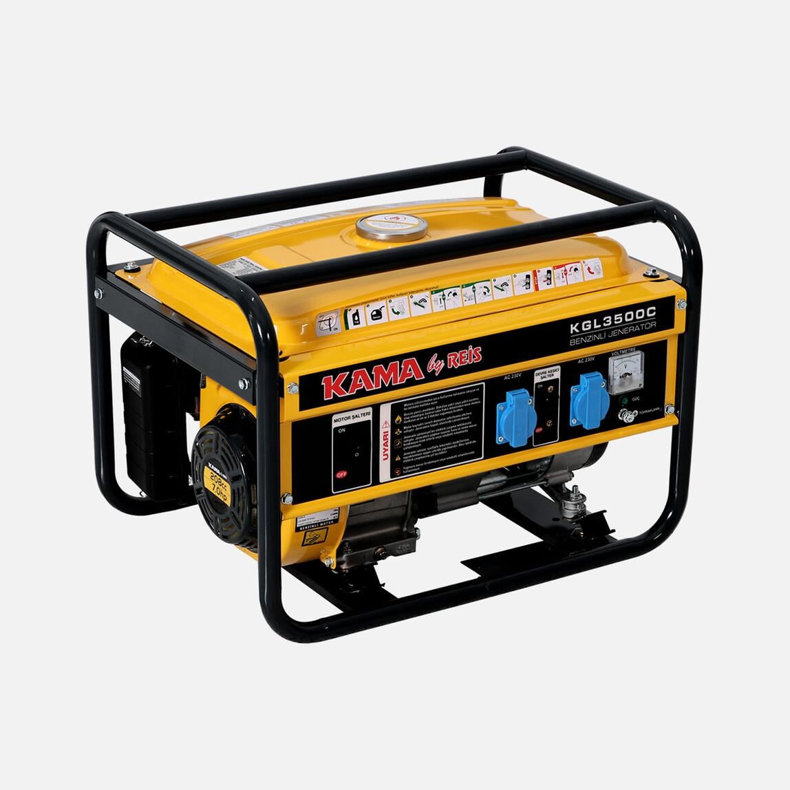 Kama KGL3500C 3.5 kVa Monofaze Benzinli İpli Jeneratör