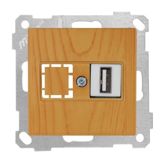 MUTLUSAN Candela Mek+Tuş Data Prizi 1*Usb