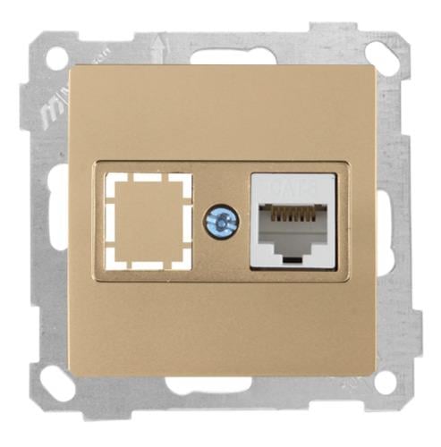 MUTLUSAN Daria Mek+Tuş Data Prizi 1*Rj45 (Cat6)