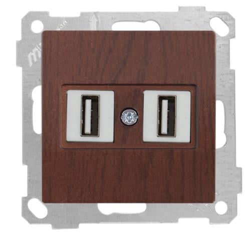 MUTLUSAN Daria Mek+Tuş Data Prizi 2*Usb