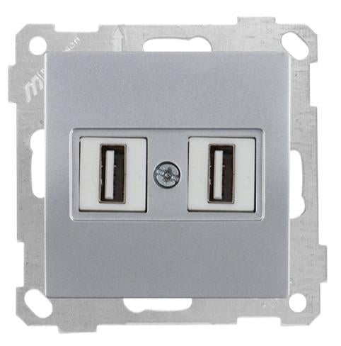 MUTLUSAN Daria Mek+Tuş Data Prizi 2*Usb