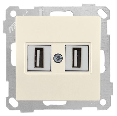 MUTLUSAN Daria Mek+Tuş Data Prizi 2*Usb