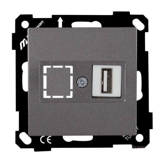 MUTLUSAN Mek+Tuş Data Prizi 1*Usb