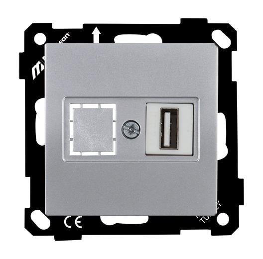 MUTLUSAN Mek+Tuş Data Prizi 1*Usb