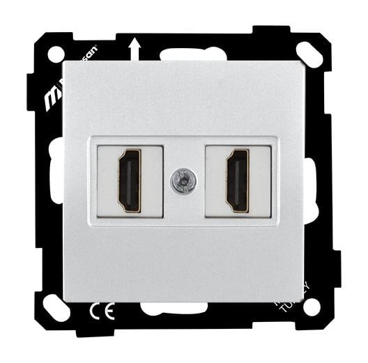 MUTLUSAN Mek+Tuş Data Prizi 2*Hdmı