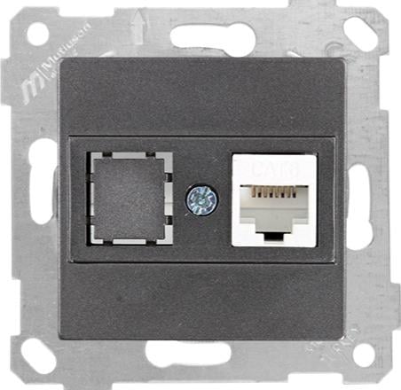 MUTLUSAN Rita Mek+Tuş Data Prizi 1*Rj45 (Cat6)
