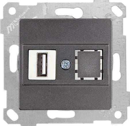 MUTLUSAN Rita Mek+Tuş Data Prizi 1*Usb