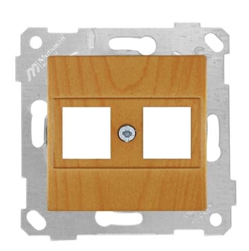 MUTLUSAN Rita Mek+Tuş Data Prizi 2*Rj45 (Kon.süz)