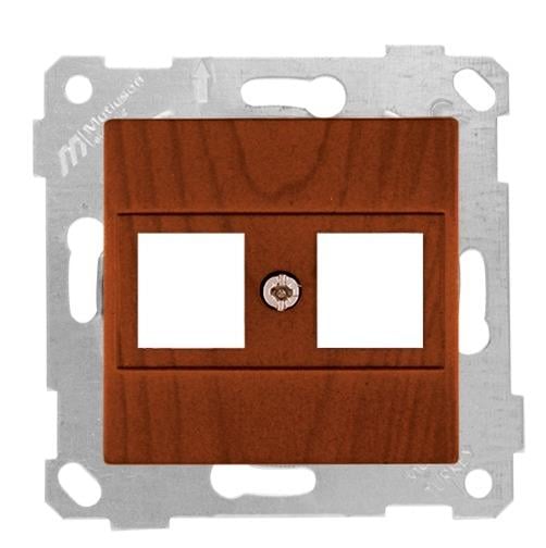 MUTLUSAN Rita Mek+Tuş Data Prizi 2*Rj45 (Kon.süz)