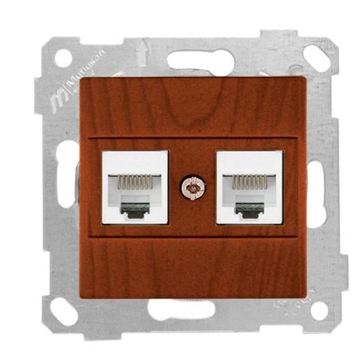 MUTLUSAN Rita Mek+Tuş Data Prizi 2*Rj45 (Cat5e)