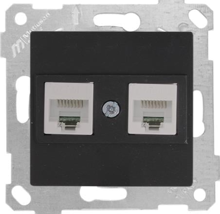 MUTLUSAN Rita Mek+Tuş Data Prizi 2*Rj45 (Cat6)