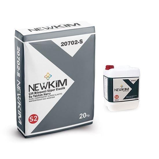 NEWKİM S2 ÇİFT BİLŞ.SPR.ELS.SU YAL.HARCI 20KG+10KG