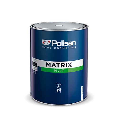 Polisan Matrix Mat Siyah 0.75 LT
